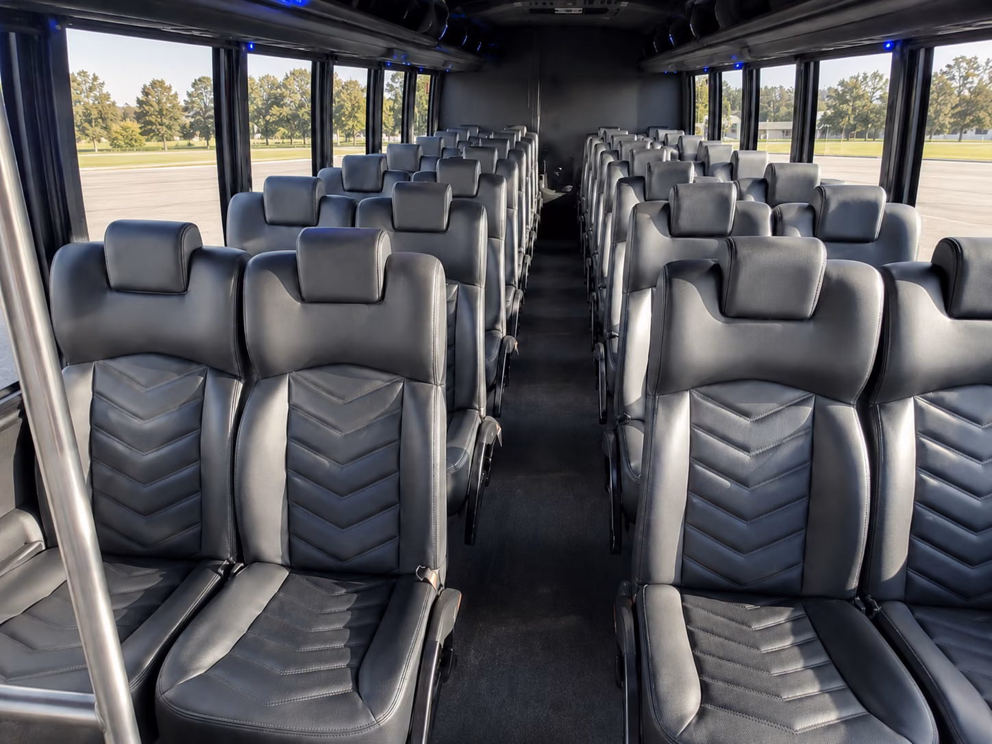 loveland 18 passenger minibus inside