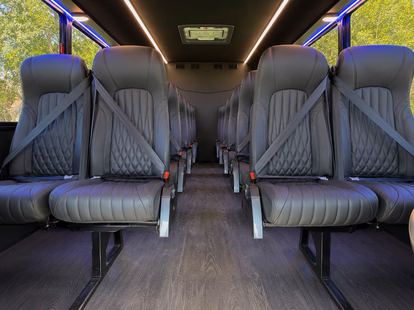 loveland 20 passenger minibus inside