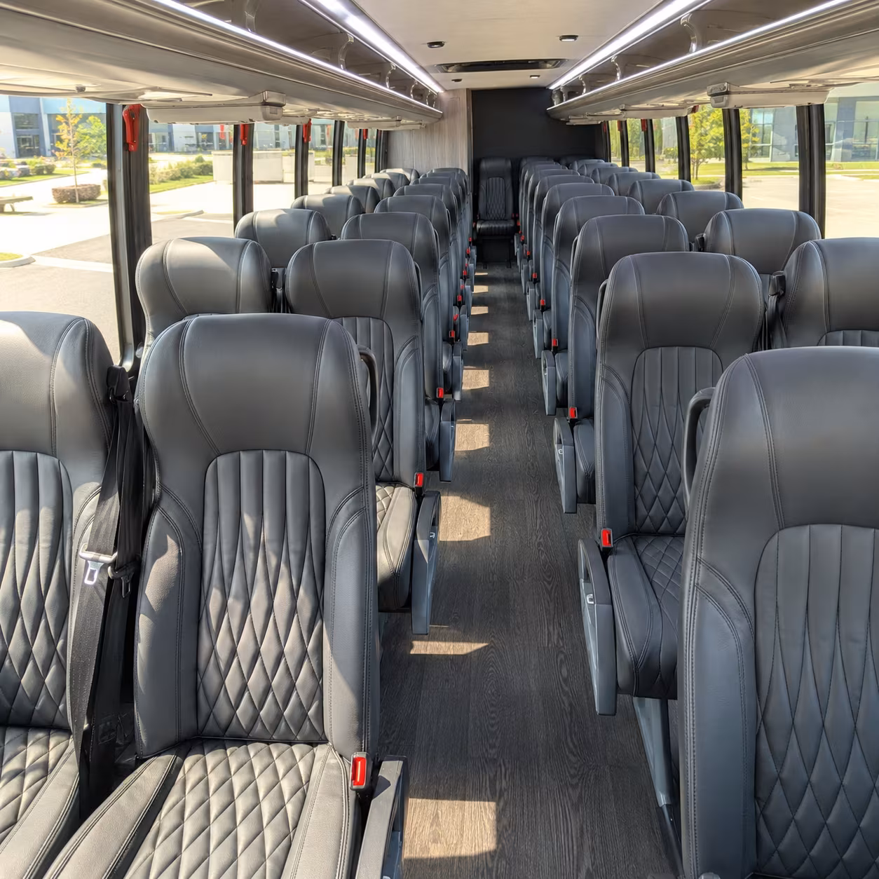 loveland 25 passenger minibus interior