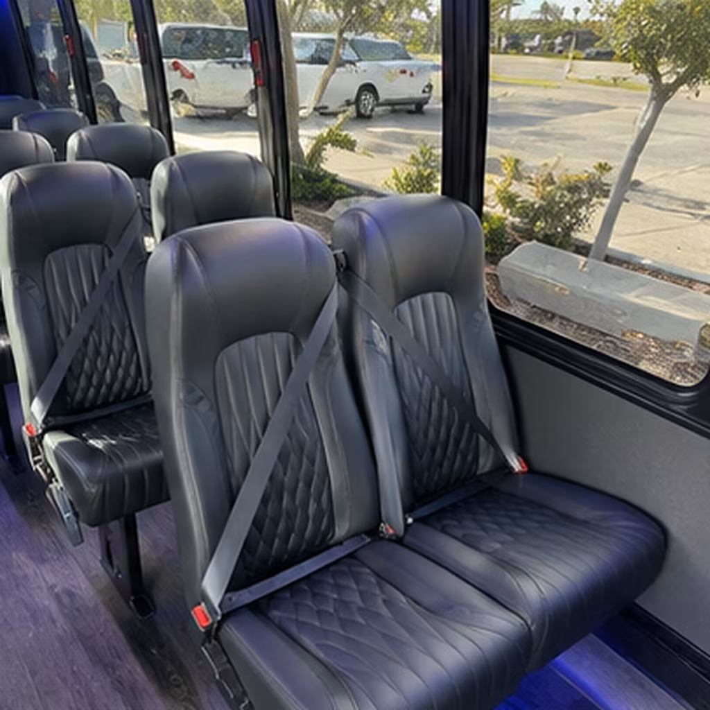 loveland 28 passenger minibus inside