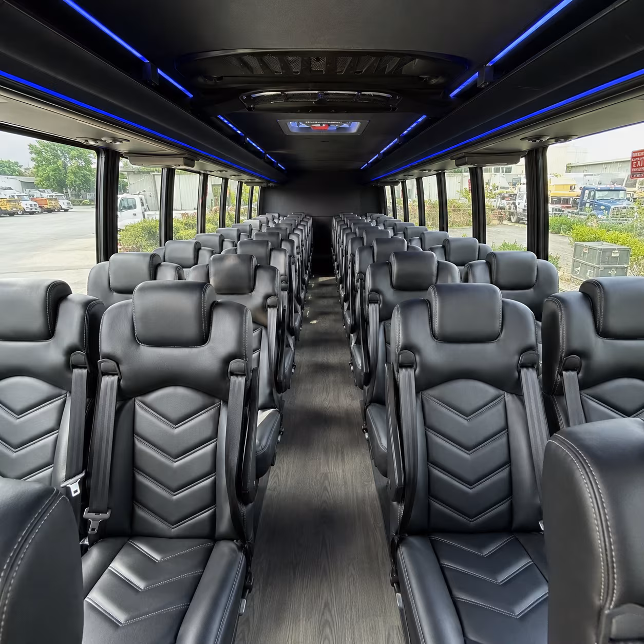 loveland 28 passenger minibus interior