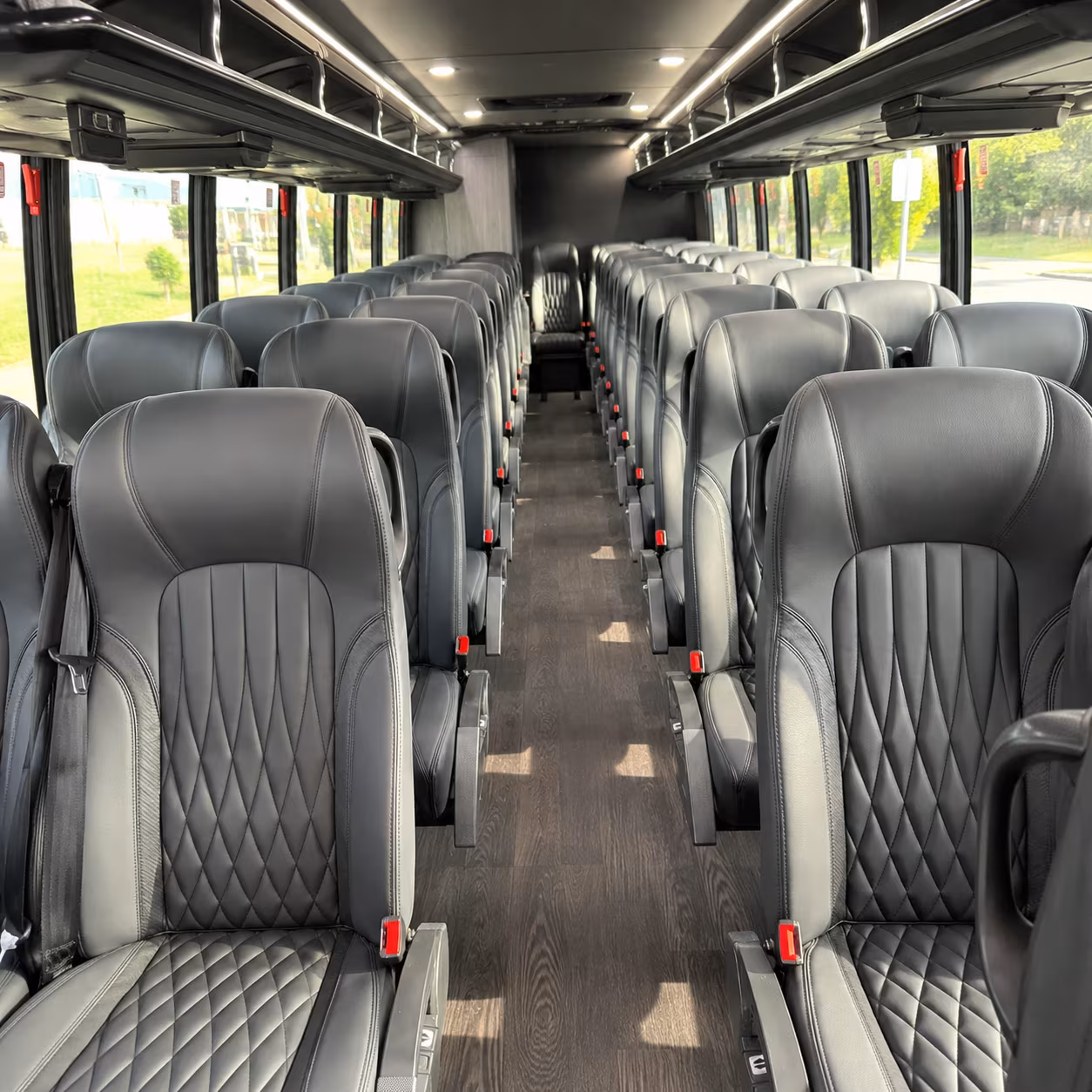 loveland 35 passenger minibus interior