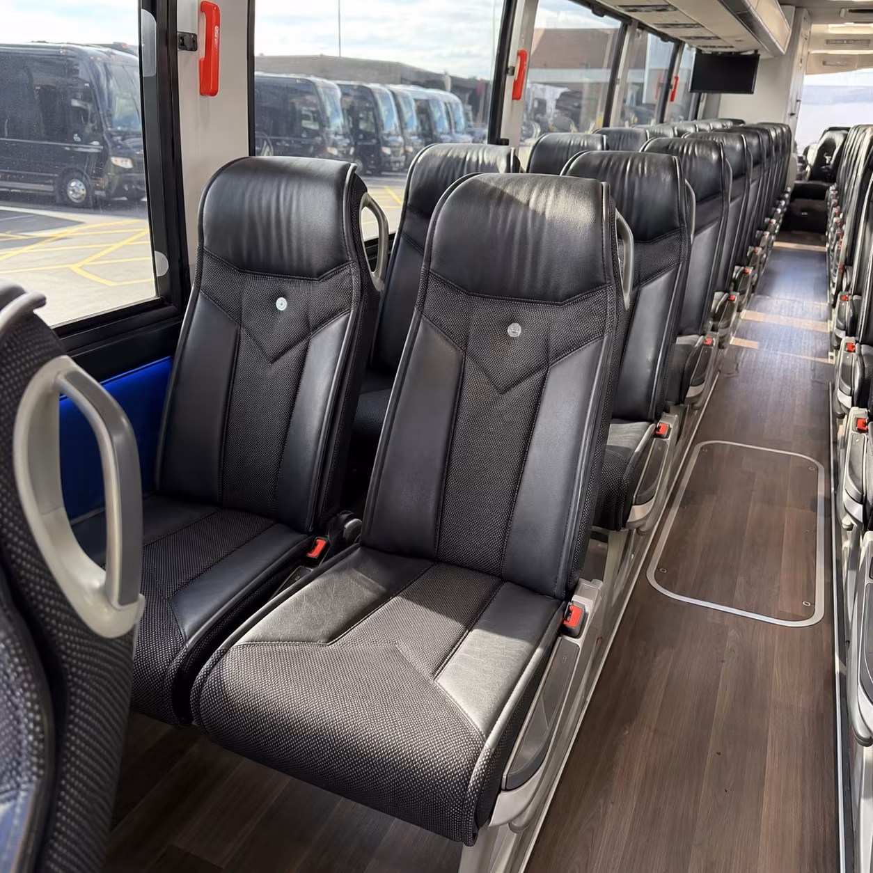 loveland 40 passenger charter bus interior