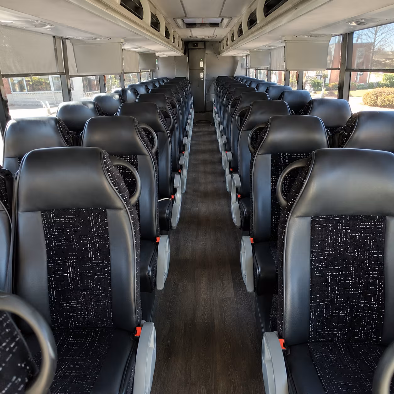 loveland 54 passenger charter bus inside