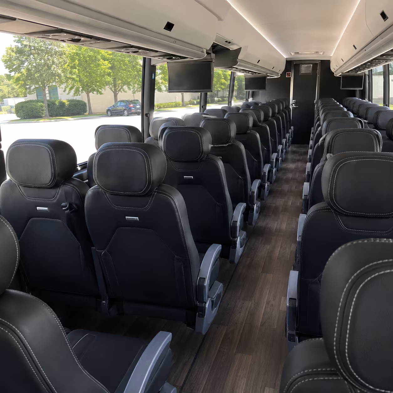 loveland 56 passenger charter bus interior