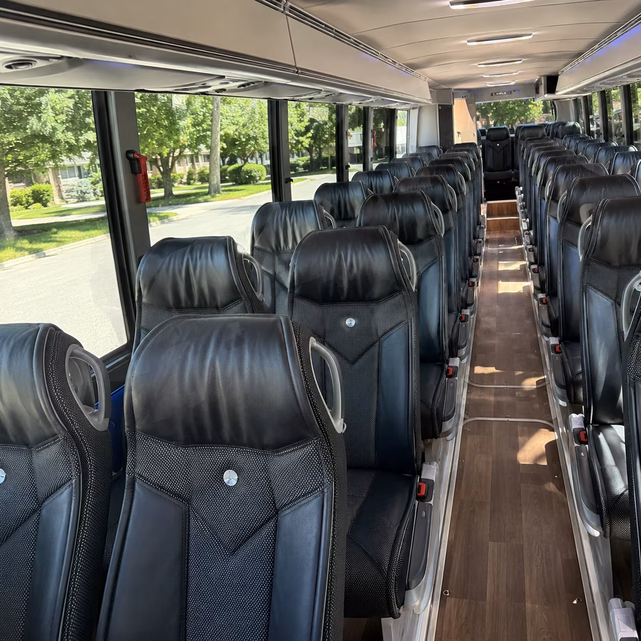 loveland charter bus interior