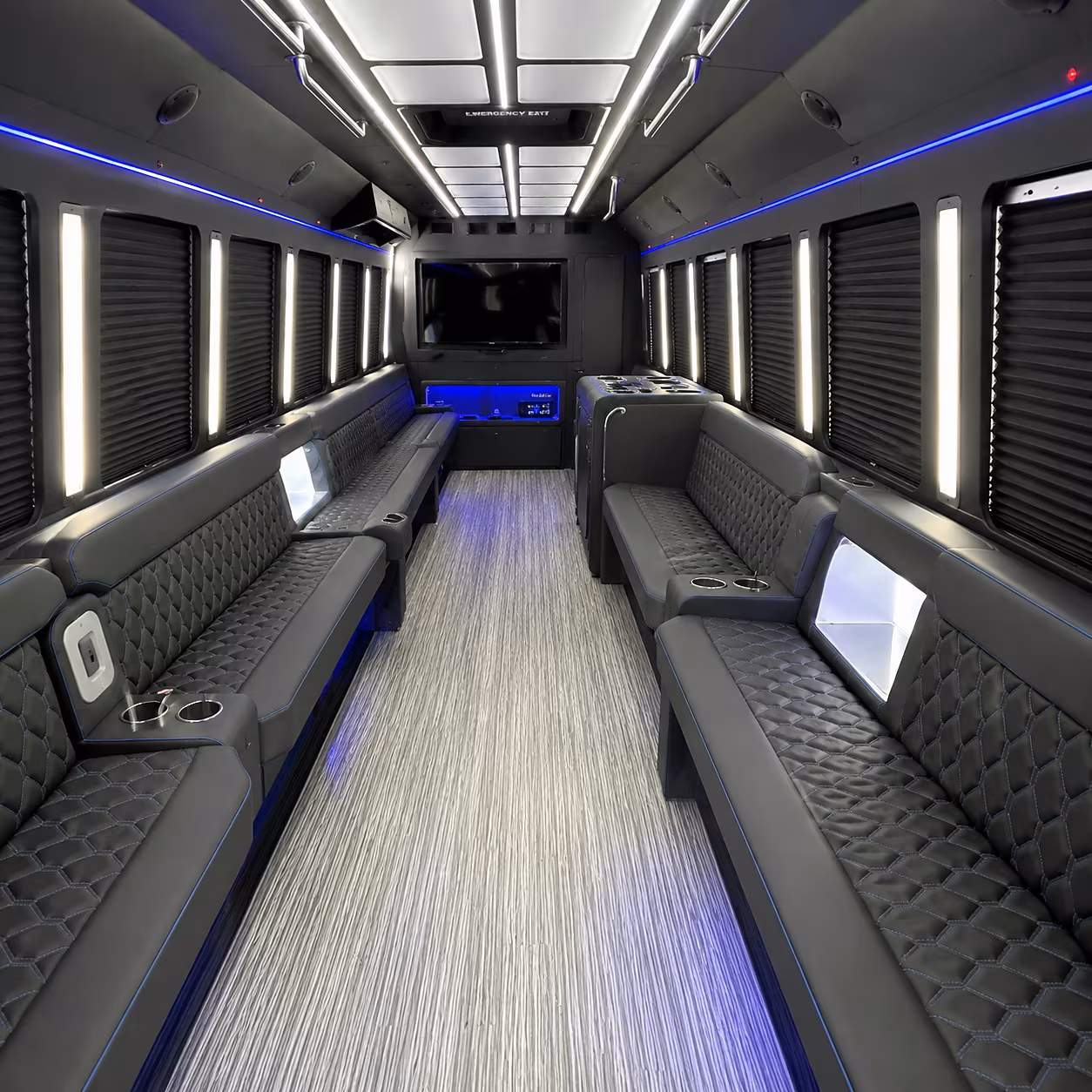 loveland party bus inside