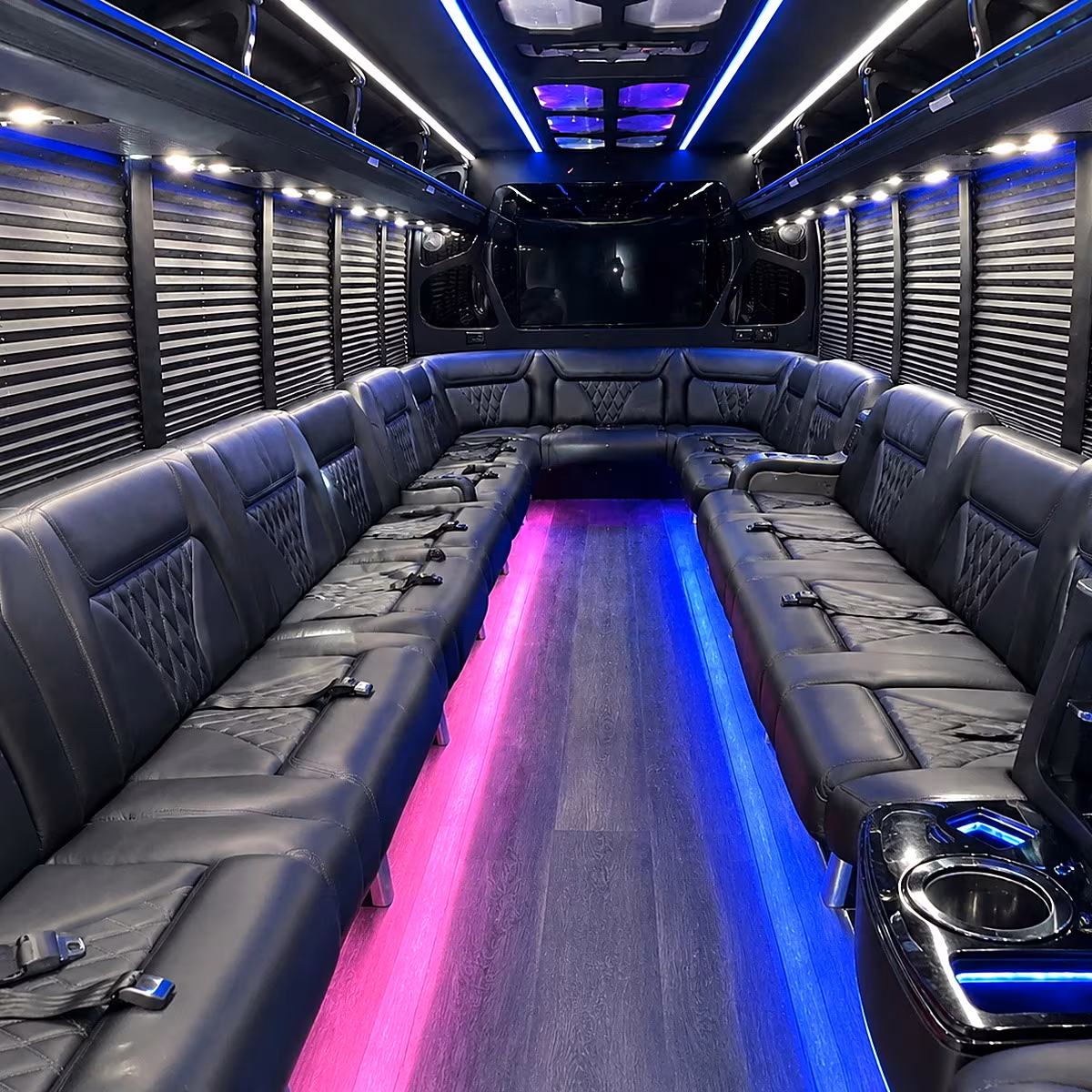 loveland party bus interior
