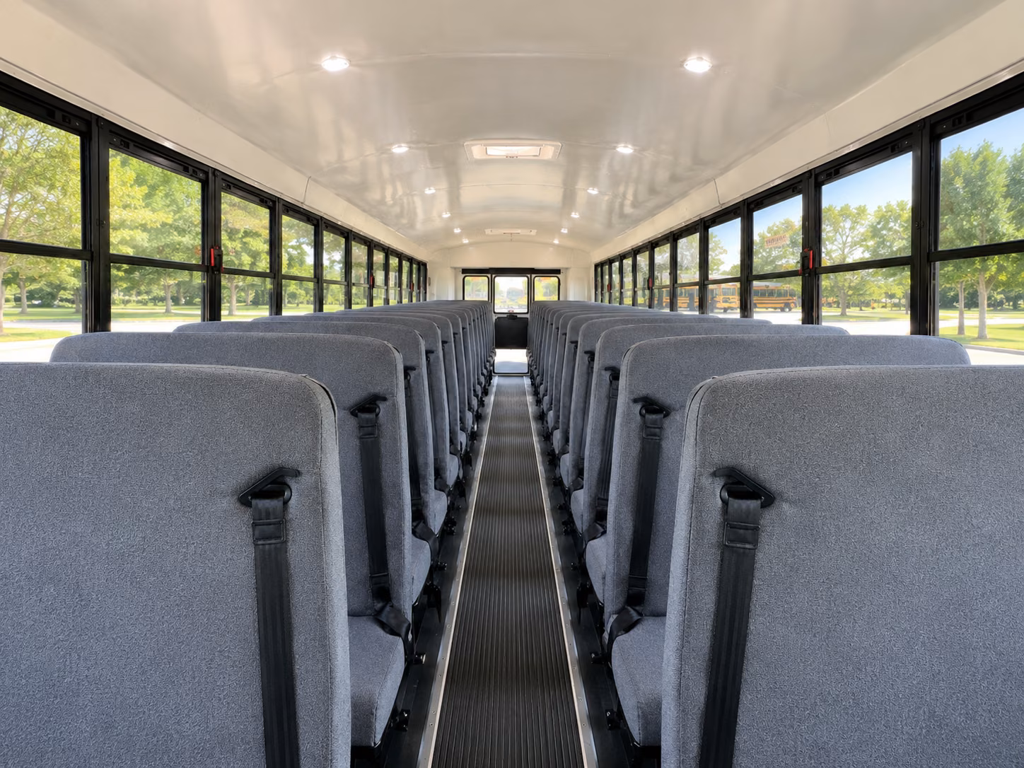 loveland school bus inside